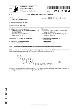 Pigment Dispersion and Inkjet Ink Composition Using the Pigment Dispersion