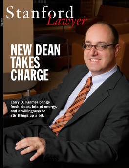 Lawyer NEW DEAN TAKES CHARGE