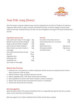 Nam Prik Aong (Detox)