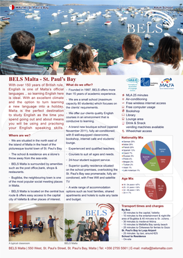 BELS Malta - St