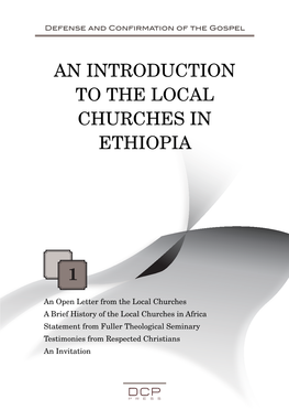 An Introduction to the Local Churches in Ethiopia