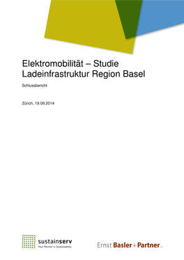 Elektromobilität – Studie Ladeinfrastruktur Region Basel