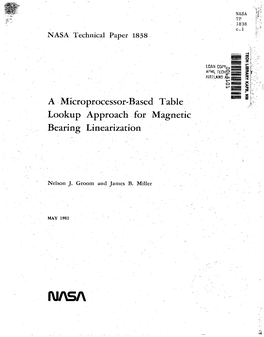 A ' Microprocessor-Based Lookup Bearing Table