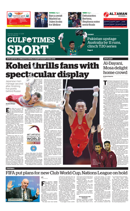 Kohei Thrills Fans with Spectacular Display