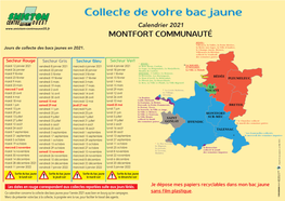 Calendrier 2021 MONTFORT COMMUNAUTÉ