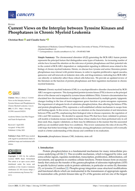 Current Views on the Interplay Between Tyrosine Kinases and Phosphatases in Chronic Myeloid Leukemia