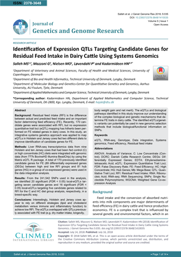Identification of Expression Qtls Targeting Candidate Genes For