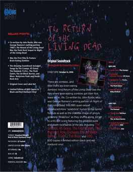 The RETURN LIVING DEAD the RETURN LIVING DEAD