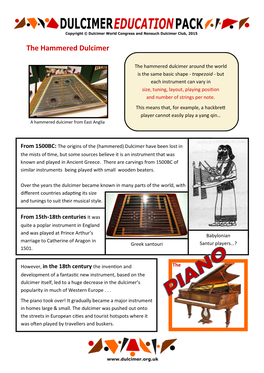 The Hammered Dulcimer