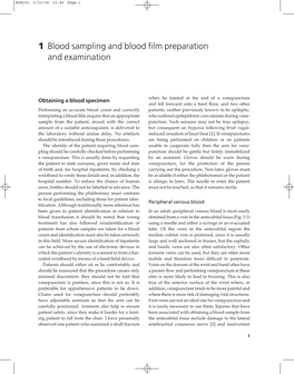 1 Blood Sampling and Blood Film Preparation and Examination