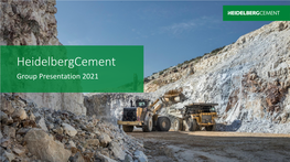 Heidelbergcement Group Presentation 2021