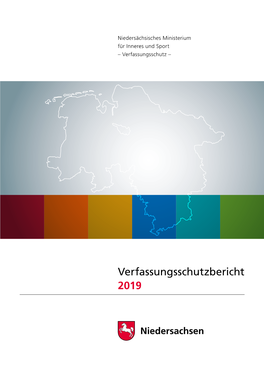 Verfassungsschutzbericht 2019 Impressum