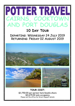 Cairns, Cooktown and Port Douglas