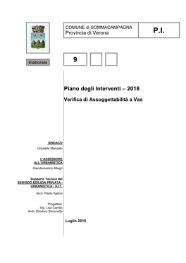 Piano Degli Interventi – 2018