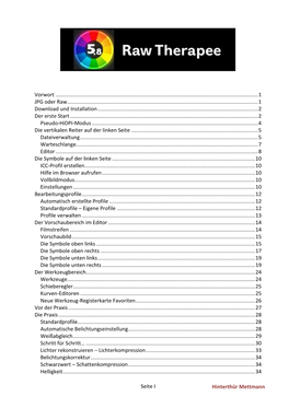 Rawtherapee Gestoßen, Einem Kostenlosen Raw-Konverter, Der Unter Der General Public License Lizenziert Ist