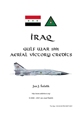 Iraqi Air-To-Air Victories During Gulf War 1991