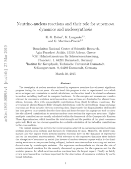 Neutrino-Nucleus Reactions and Their Role for Supernova Dynamics and Nucleosynthesis