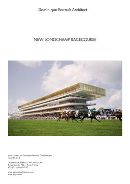 Press Release DPA New Longchamp Racecourse
