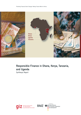 Responsible Finance in Ghana, Kenya, Tanzania, and Uganda Synthesys Report Published By