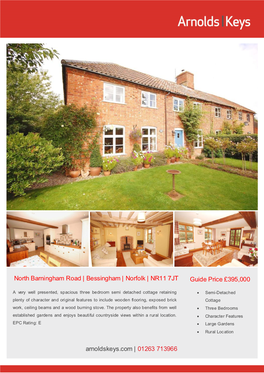 Bessingham | Norfolk | NR11 7JT Guide Price £395,000