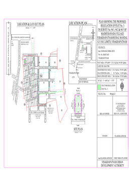 LOCATION PLAN ( NOT to SCALE ) REGULATION of PLOT No