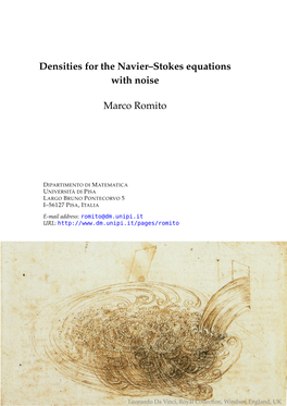 Densities for the Navier-Stokes Equations with Noise