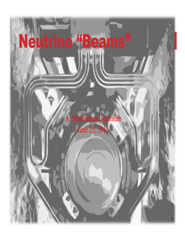 Neutrino “Beams”