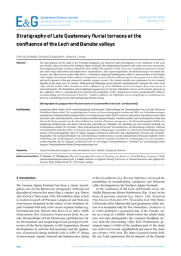 Stratigraphy of Late Quaternary Fluvial Terraces at the Confluence of the Lech and Danube Valleys