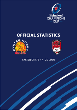 Official Match Statistics