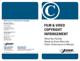 Film & Video Copyright Infringement