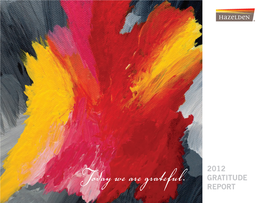 2012 Hazelden Annual Report