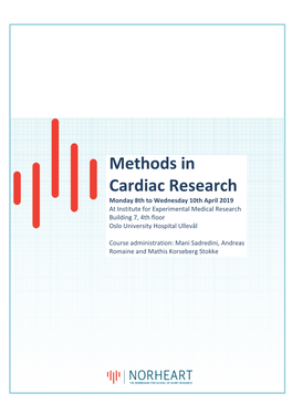 Methods in Cardiac Research
