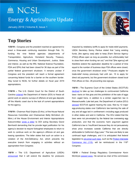 NRI Cmte Federal Ag & Energy Nov. Newsletter