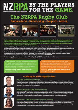 NZRPA Rugby Club Info