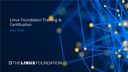 Linux Foundation Training & Certification