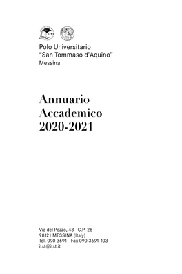 Annuario Accademico 2020-2021