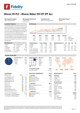 Morningstar Report