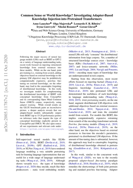 Arxiv:2005.11787V2 [Cs.CL] 11 Oct 2020 ( ( Hw Estl ...Tetpso Knowledge of Types the W.R.T