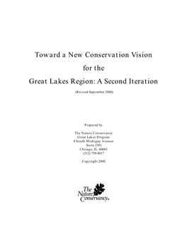 Toward a New Conservation Vision for the Great Lakes Region: a Second Iteration