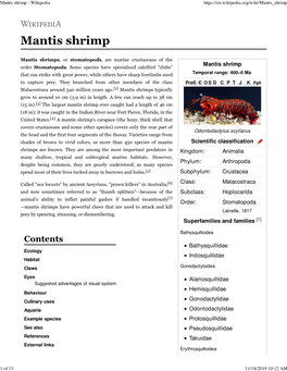 Mantis Shrimp - Wikipedia