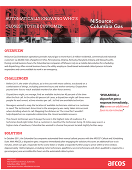 Columbia Gas Companies, Nisource