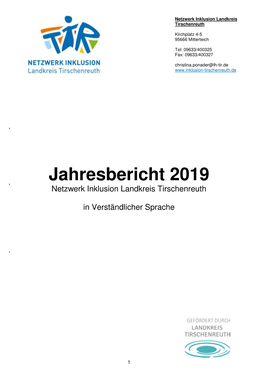 Jahresbericht 2019 in Verständlicher Sprache