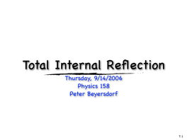 9-14 Total Internal Reflection.Pdf