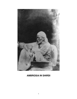 Ambrosia in Shirdi
