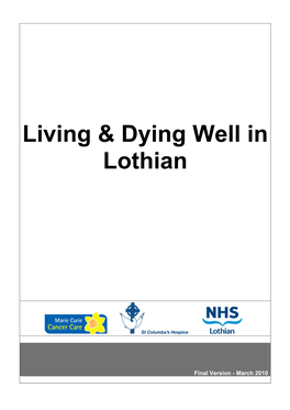 Lothian's Palliative and End of Life Care Strategy for 2010