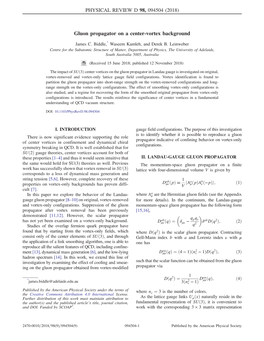 Gluon Propagator on a Center-Vortex Background