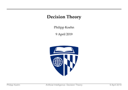 Decision Theory