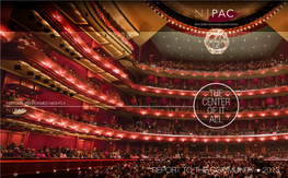 NJPAC Report to the Community (2013)