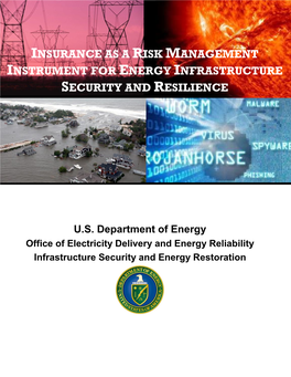 Insurance As a Risk Management Instrument for Energy Infrastructure Security and Resilience