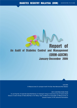 An Audit of Diabetes Control and Management (DRM-ADCM) January – December 2009
